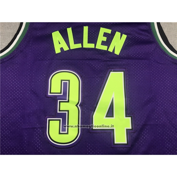 Maglia Milwaukee Bucks Ray Allen #34 Mitchell & Ness 1996-97 Viola